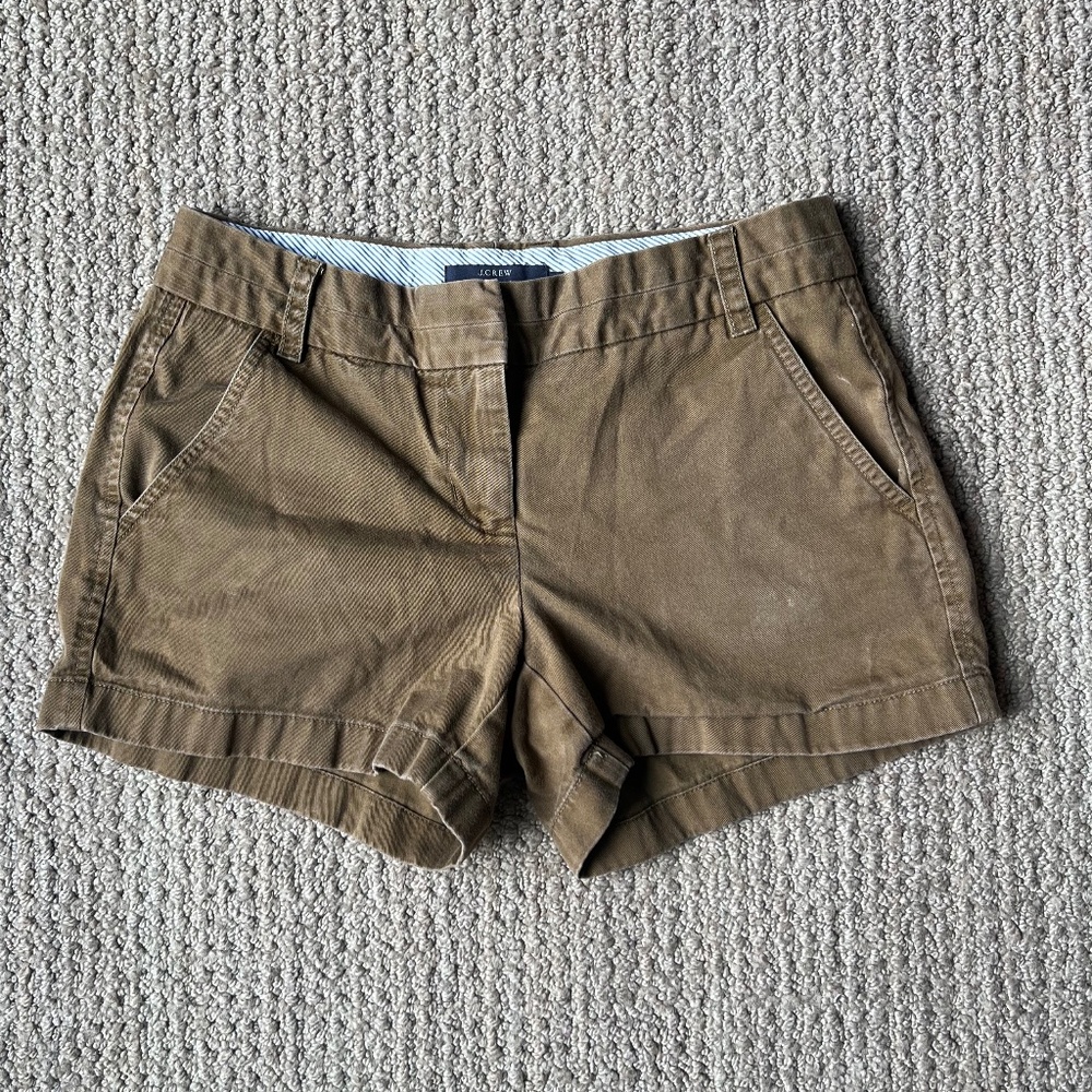 J. Crew chino shorts size 2